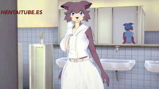 Beastars Hentai - Legosi y Juno sexo en el baño